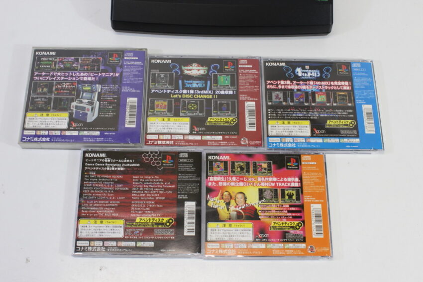 ASCII ASC-0515BM DJ Controller W/ Beatmania, Append 3rd Mix, 4th Mix, Gottamix, Club Mix Vol.2 (B) Playstation PS1 PS2