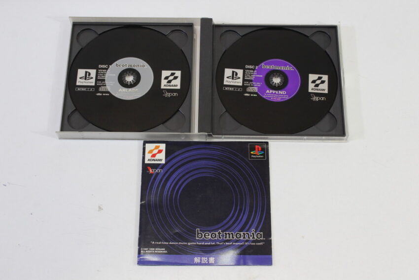 ASCII ASC-0515BM DJ Controller W/ Beatmania, Append 3rd Mix, 4th Mix, Gottamix, Club Mix Vol.2 (B) Playstation PS1 PS2