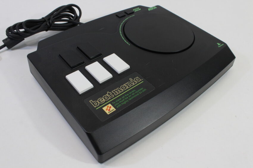 ASCII ASC-0515BM DJ Controller W/ Beatmania, Append 3rd Mix, 4th Mix, Gottamix, Club Mix Vol.2 (B) Playstation PS1 PS2