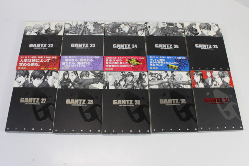 Lot of 10 GANTZ Vol 22~31 Hiroya Oku (B) Manga Japanese Comic