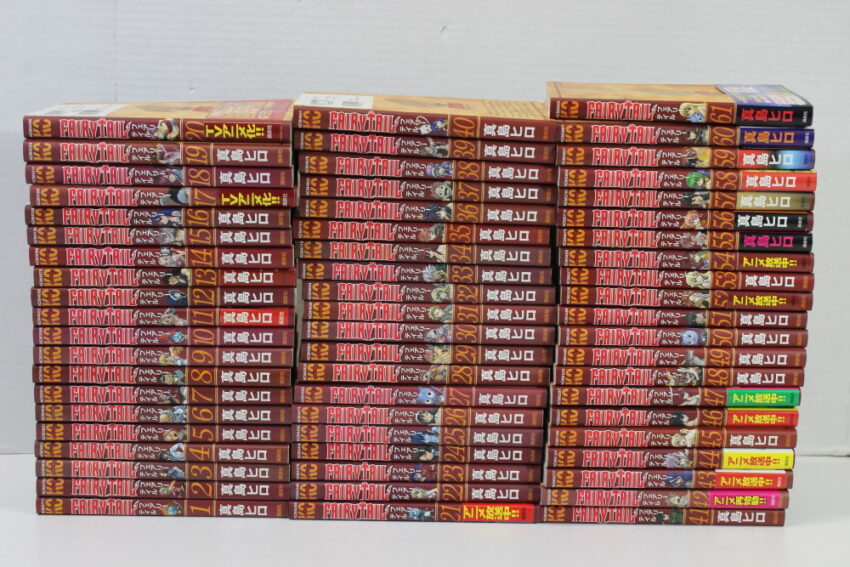 Lot of 61 Fairy Tail Vol 1~61 Hiro Mashima (B) Manga Japanese Comic