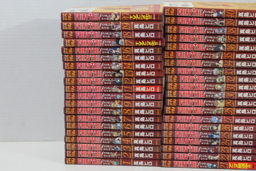 Lot of 61 Fairy Tail Vol 1~61 Hiro Mashima (B) Manga Japanese Comic