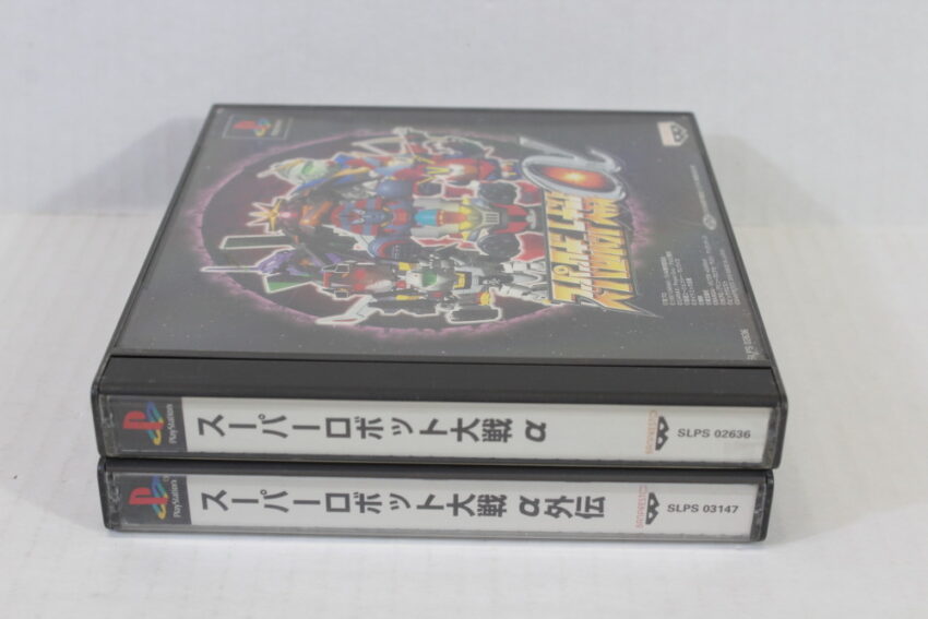 Lot of 2 Super Robot Wars Alpha Taisen A & Gaiden CIB (B) SONY PlayStation 1 PS1