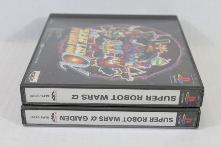 Lot of 2 Super Robot Wars Alpha Taisen A & Gaiden CIB (B) SONY PlayStation 1 PS1