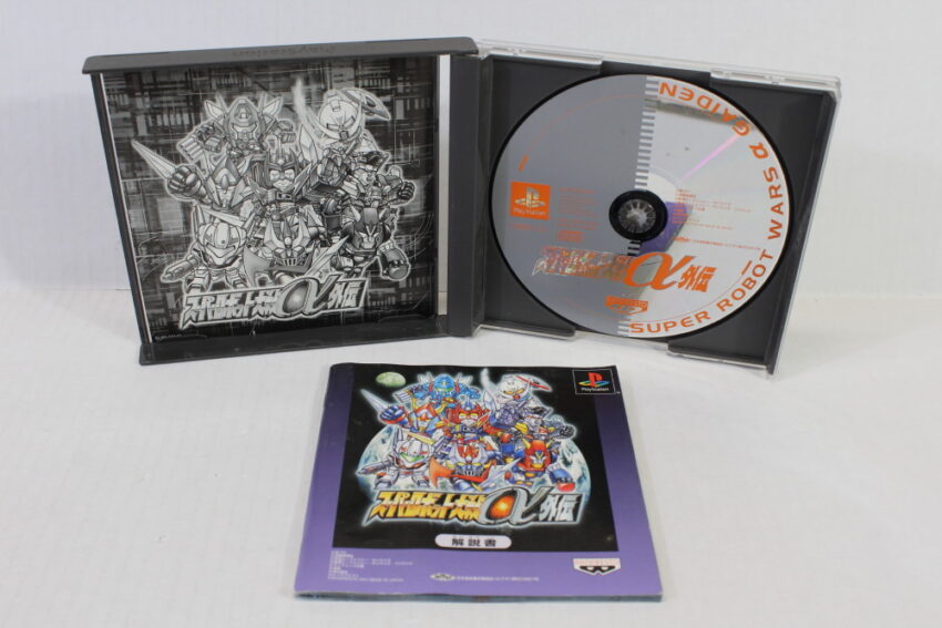 Lot of 2 Super Robot Wars Alpha Taisen A & Gaiden CIB (B) SONY PlayStation 1 PS1