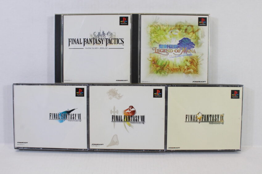 Lot of 5 Final Fantasy 7 8 9 VII VIII IX Tactics Seiken Densetsu Legend of Mana (B) SONY PlayStation 1 PS1
