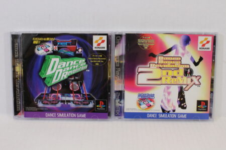 Lot of 2 Dance Dance Revolution 1 & 2nd ReMIX DDR (B) SONY PlayStation 1 PS1