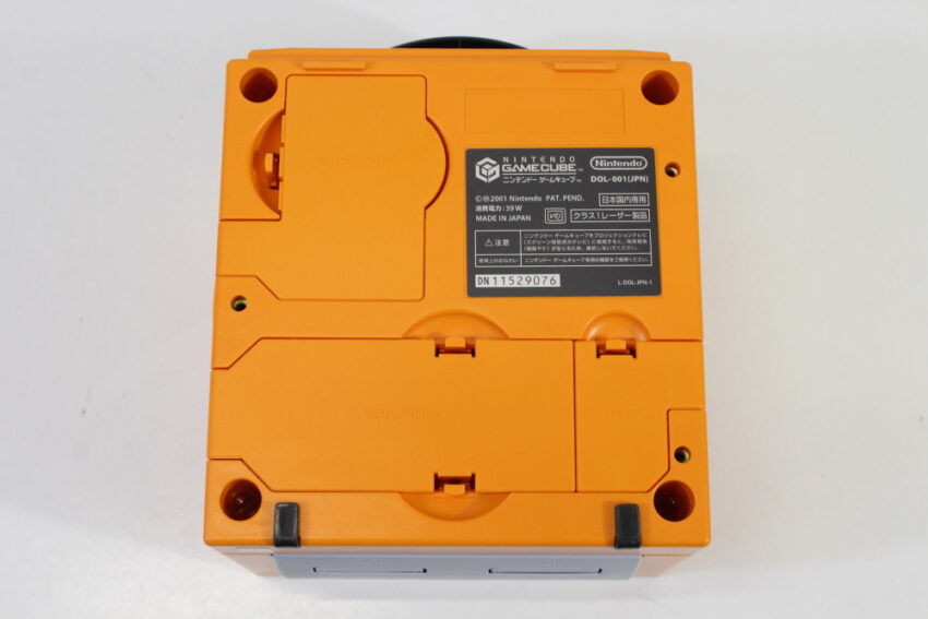 Nintendo GameCube Spice Orange Console & Controller AC Adapter AV Cable GC Play US Region Games (B)