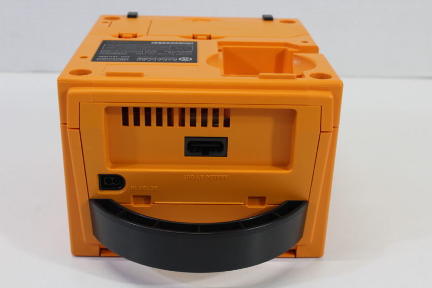 Nintendo GameCube Spice Orange DOL-101 Console & Controller AC Adapter AV Cable GC Play US Region Games (B)