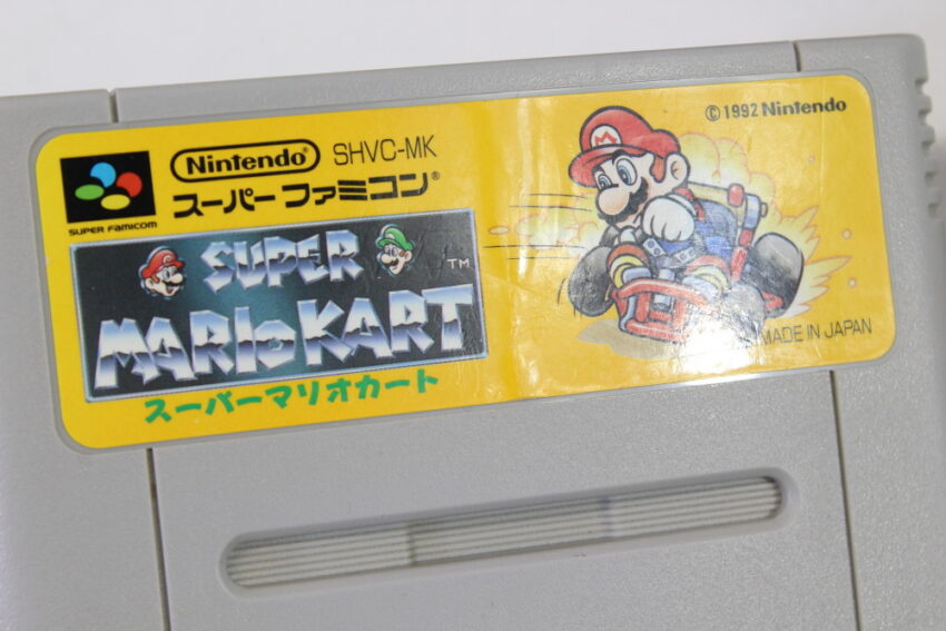 Super Famicom Console Transparent Clear Purple Controller x1 AC AV x2 Games (Super Mario Kart & Super Bomberman 2) NTSC REGION FREE White LED (A) Super Nintendo SNES Super Famicom SFC