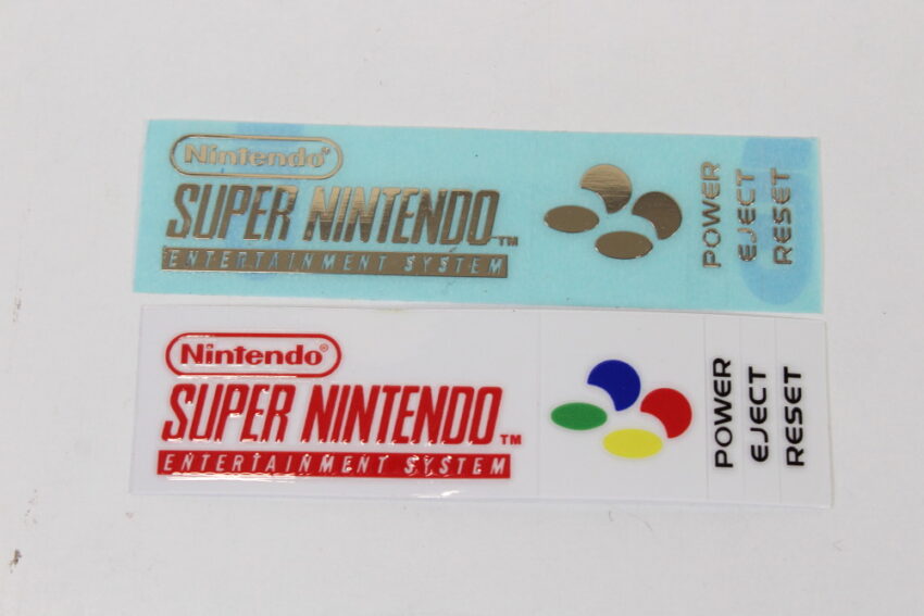 Super Famicom Console Transparent Clear Black Controller x1 AC AV x2 Games (Super Mario World & Donkey Kong Country) NTSC REGION FREE White LED (A) Super Nintendo SNES Super Famicom SFC