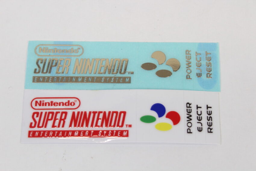 Super Famicom Console Transparent Crystal Clear White Controller x1 AC AV x2 Games (Super Mario World & Mickey Mouse Magical Quest ) NTSC REGION FREE White LED (A) Super Nintendo SNES Super Famicom SFC