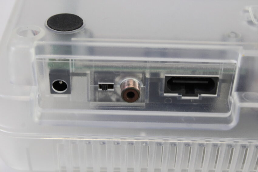 Super Famicom Console Transparent Crystal Clear White Controller x1 AC AV x2 Games (Super Mario World & Mickey Mouse Magical Quest ) NTSC REGION FREE White LED (A) Super Nintendo SNES Super Famicom SFC