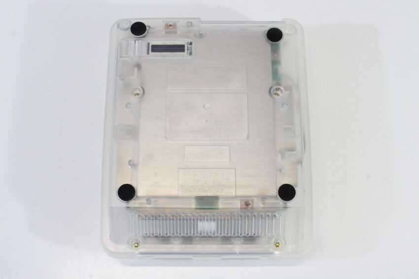 Super Famicom Console Transparent Crystal Clear White Controller x1 AC AV x2 Games (Super Mario World & Mickey Mouse Magical Quest ) NTSC REGION FREE White LED (A) Super Nintendo SNES Super Famicom SFC