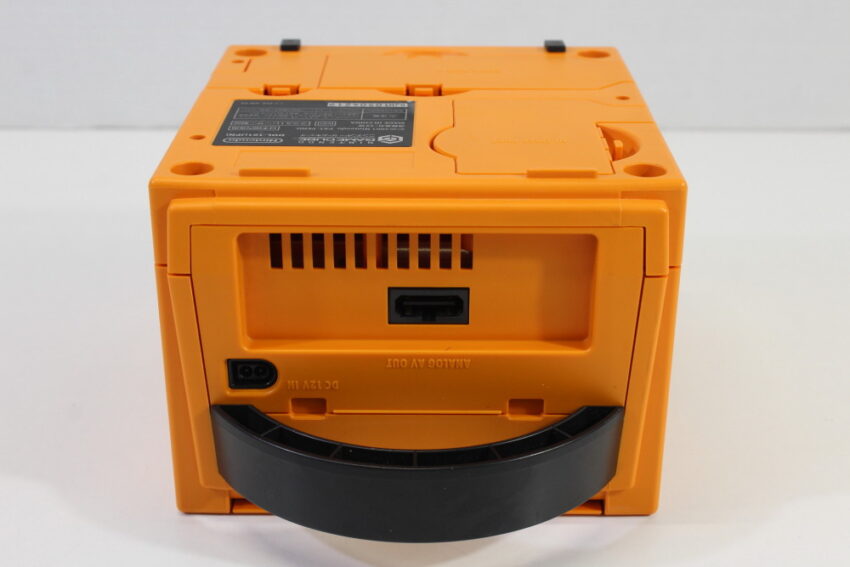 Nintendo GameCube Spice Orange DOL-101 Console & Controller AC Adapter AV Cable GC Play US Region Games (B)