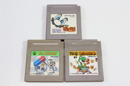 Lot of 3 Mario Picross Yoshi's Cookie Dr. Mario (B) Nintendo Gameboy GB
