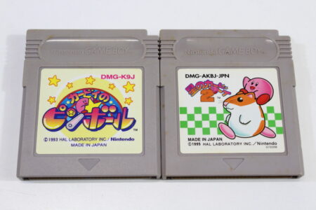 Lot of 2 Kirby's Dream Land 2 / Hoshi no Kirby 2 & Pinball (B) Nintendo Gameboy GB
