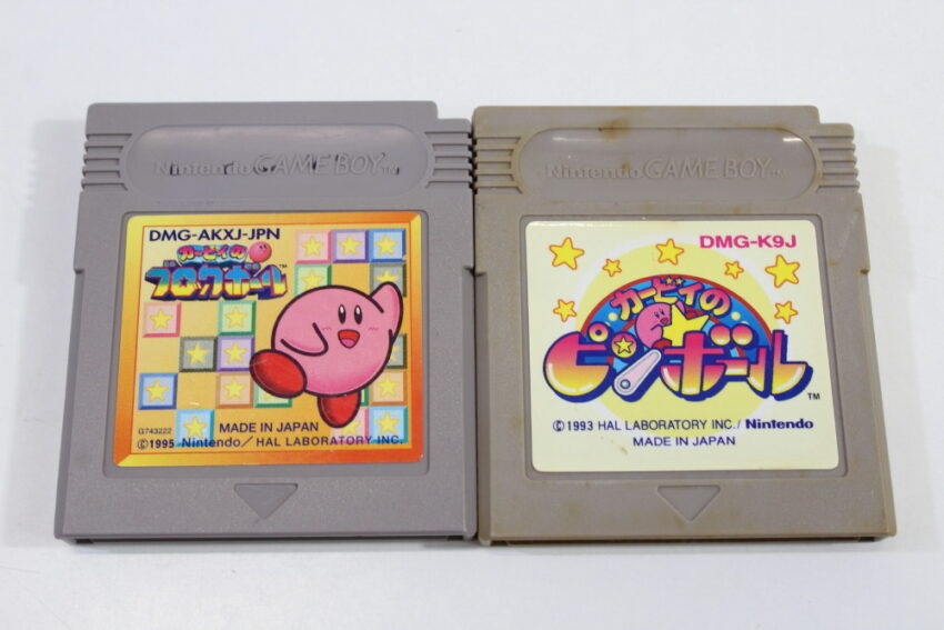Lot of 2 Kirby Block Ball & Pinball (B) Nintendo Gameboy GB