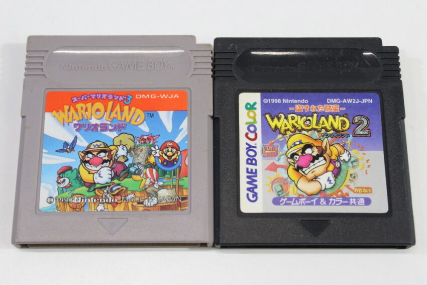 Lot of 2 Wario Land 1 & 2 (B) Nintendo GameBoy GB