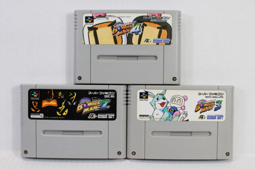 Lot of 3 Bomberman 2 3 4 (B) Nintendo Super Famicom SFC