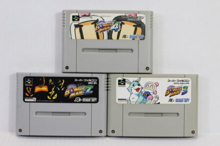 Lot of 3 Super Bomberman 2 3 4 (C) Nintendo Super Famicom SFC