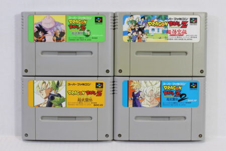 Lot of 4 Dragon Ball Z Super Butouden 1 2 3 Goku Den (B) Nintendo Super Famicom SFC