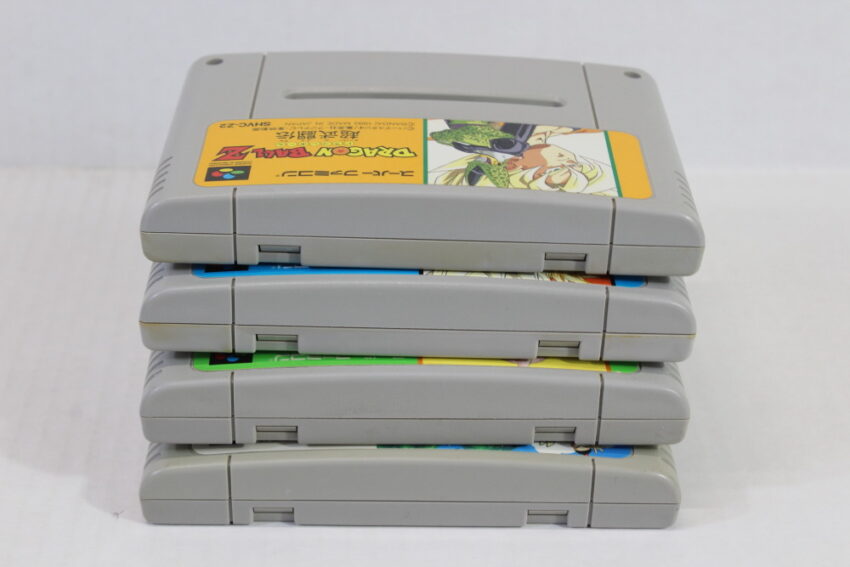 Lot of 4 Dragon Ball Z Super Butouden 1 2 3 Goku Den (B) Nintendo Super Famicom SFC