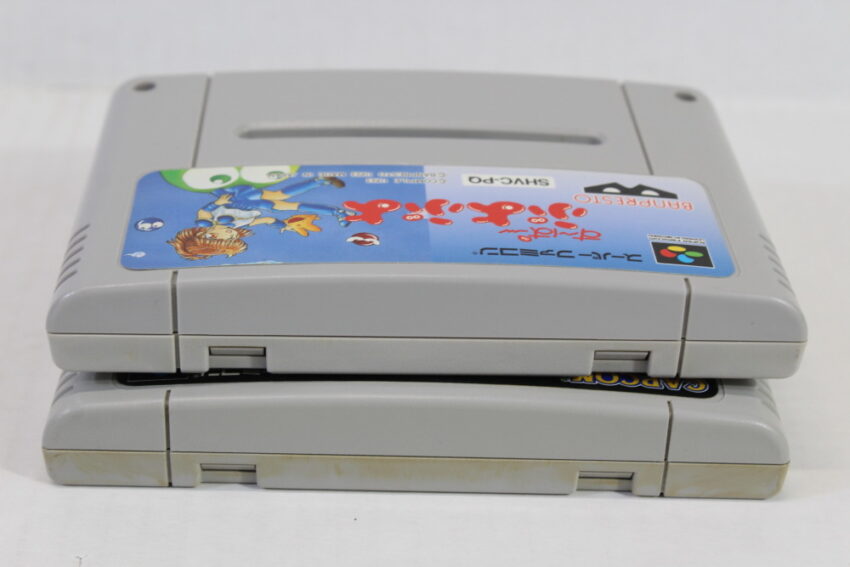 Lot of 2 Super Puyo Puyo & Street Fighter II 2 Turbo (B) Nintendo Super Famicom SFC