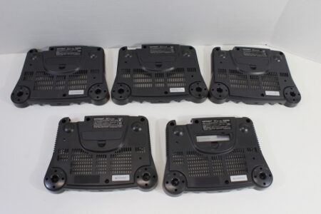 Lot of 5 Nintendo 64 Black Console OEM Replacement Bottom Shell Uncleaned Good Condition (B) Nintendo 64 N64