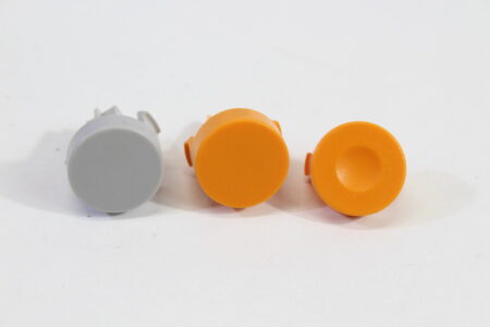 Lot of 3 Nintendo GameCube OEM Replacement Power Reset Open Button Spice Orange (For Parts or Repair) Nintendo GameCube GC