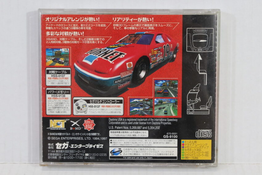 No Manual Daytona USA Circuit Edition (B) SEGA Saturn SS