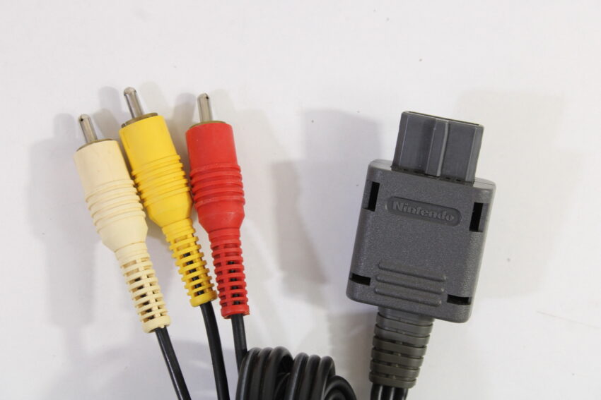 OEM Nintendo RCA AV Cable Cigarette Odor GC SNES N64 SFC (B)