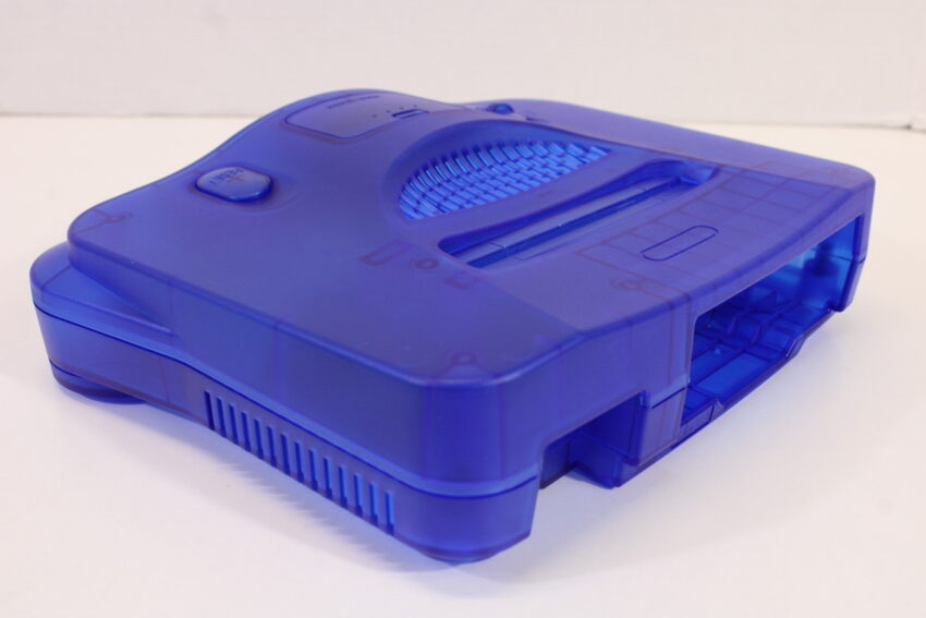 Nintendo 64 Clear Blue Console Super Smash Bros Goemon Famista Baseball Controller ACAV White LED Mod NTSC REGION FREE (A) N64