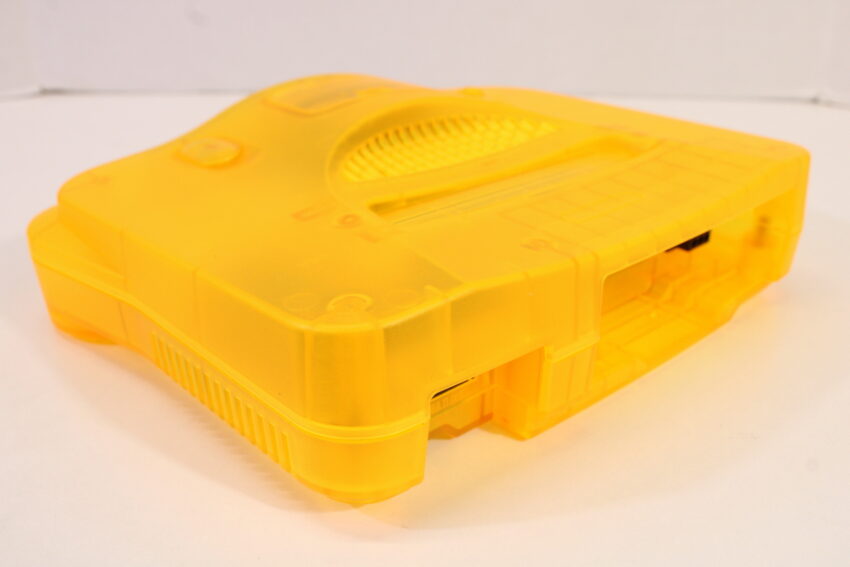 Nintendo 64 Clear Orange Console Super Mario 64 Goemon Tamagotchi Controller ACAV White LED Mod NTSC REGION FREE (A) N64