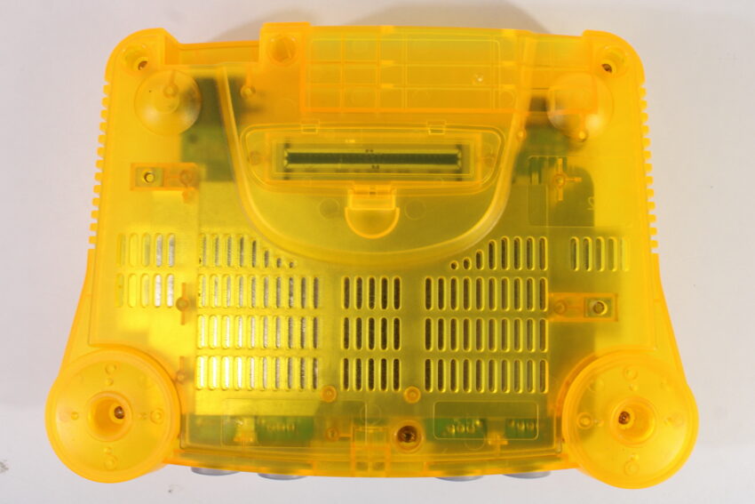 Nintendo 64 Clear Orange Console Super Mario 64 Goemon Tamagotchi Controller ACAV White LED Mod NTSC REGION FREE (A) N64