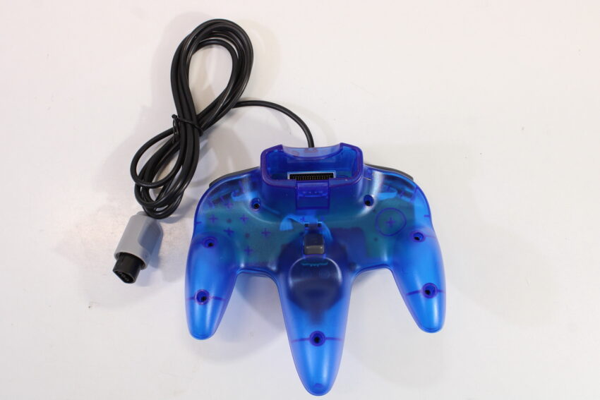 Nintendo 64 Clear Mario Blue x Red Console Super Mario 64 Yoshi's Story J League Eleven Beat 1997 Controller ACAV White LED Mod NTSC REGION FREE (A) N64