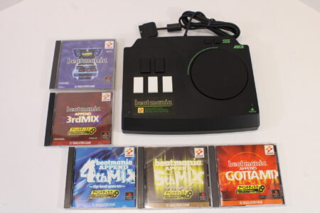 ASCII ASC-0515BM DJ Controller W/ Beatmania, Append 3rd Mix, 4th Mix, 5th Mix, Gottamix (B) Playstation PS1 PS2