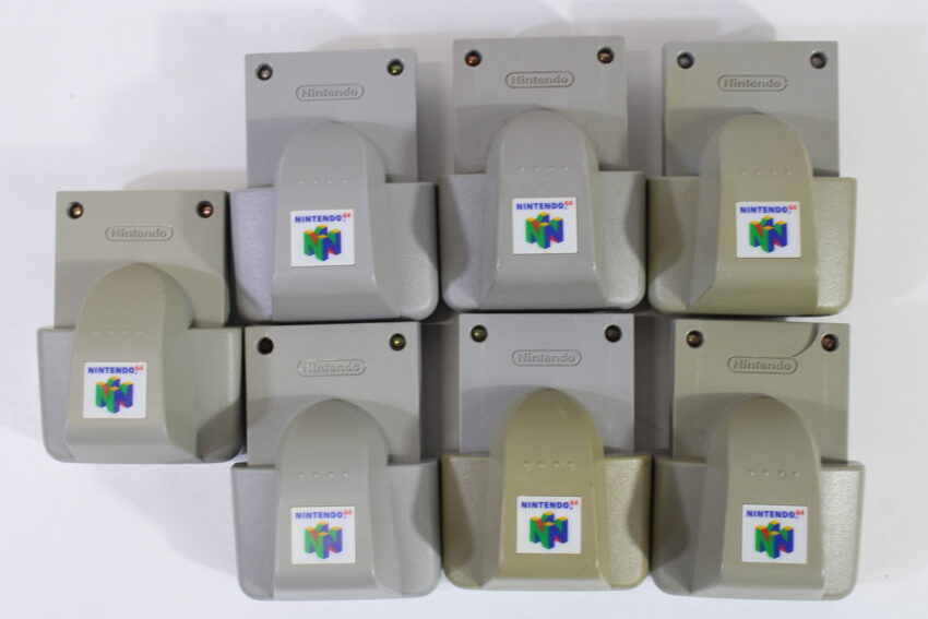 Wholesale lot of 7 Official Nintendo Rumble Pack for Nintendo 64 (For Parts or Repair) Nintendo 64 N64