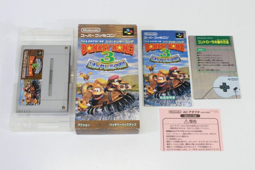 Super Donkey Kong 3 / Donkey Kong Country 3 CIB Boxed (B) Nintendo Super Famicom SFC