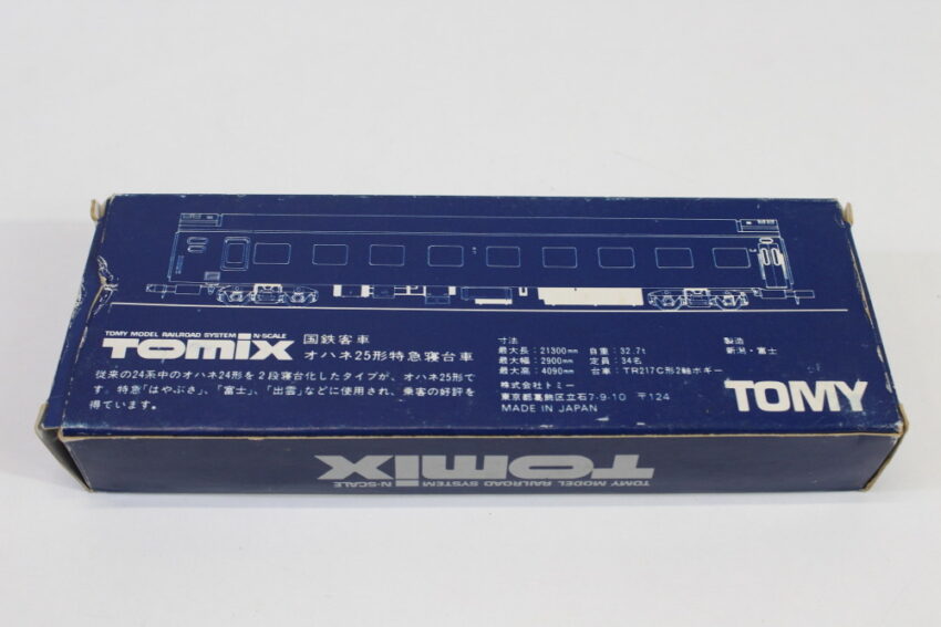 Tomix 2507 J.N.R. Sleeping Coach OHANE-25 Boxed (B) Tomix Tomy Model Railroad System N-Scale