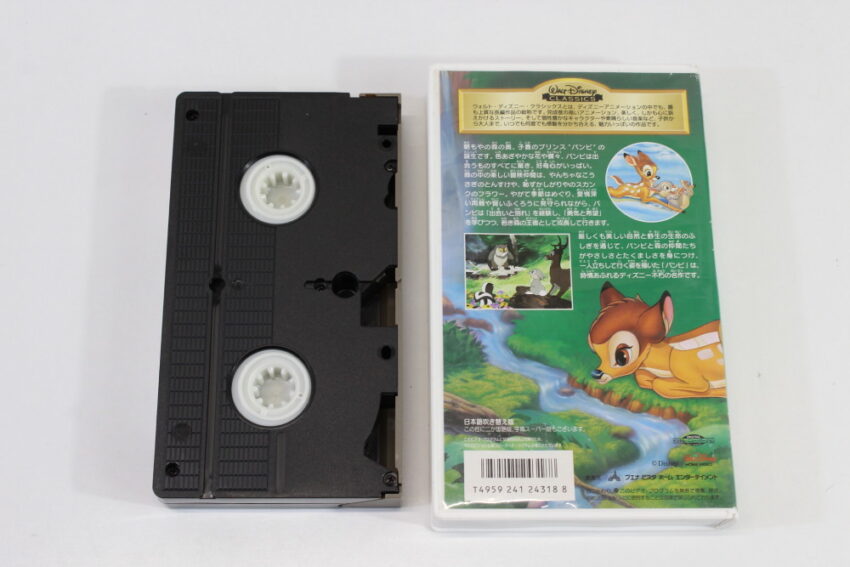 Bambi A Walt Disney Classic in Japanese Dubbed (B) VHS Tape – Retro ...