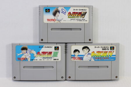 Lot of 3 Captain Tsubasa 3 4 5 III IV V (B) Nintendo Super Famicom SFC