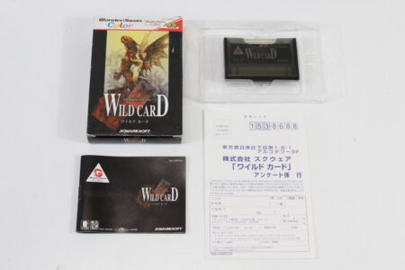 Wild Card Role Playing Card Game CIB Boxed (B) WonderSwan Color WS WSC