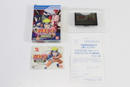NARUTO Konoha Ninpouchou CIB Boxed (B) WonderSwan Color WS WSC