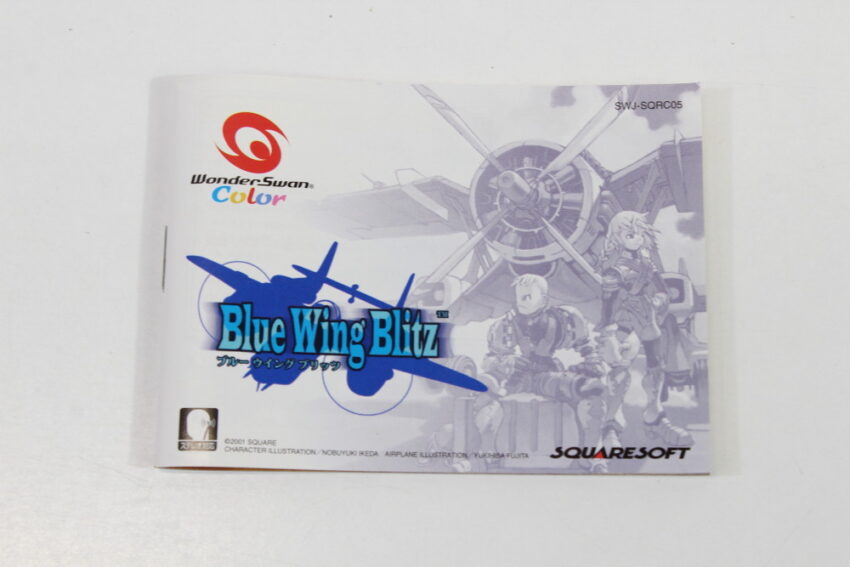 Blue Wing Blitz CIB Boxed (A) WonderSwan Color WS WSC