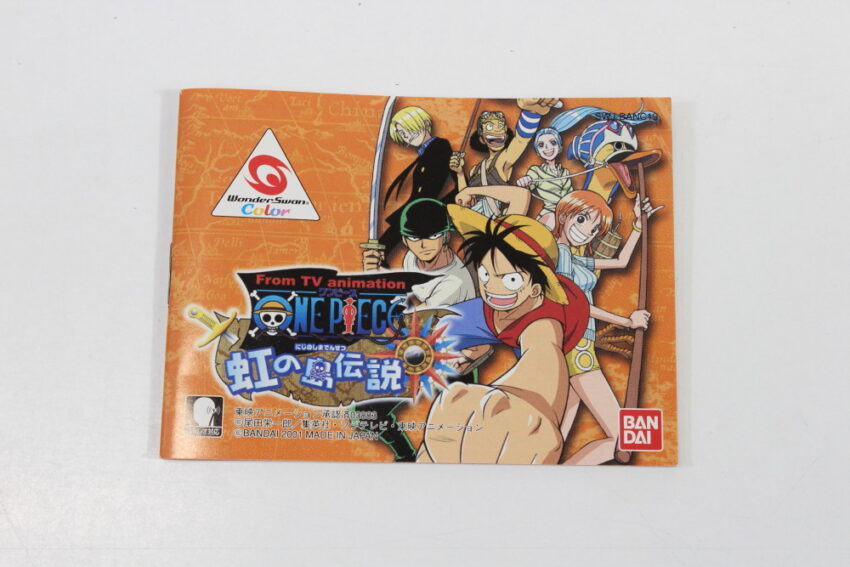 One Piece Niji no Shima Densetsu CIB Boxed (A) WonderSwan Color WS WSC