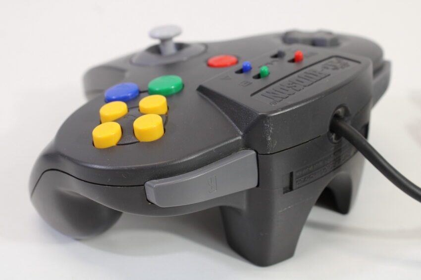 Hudson Joycard64 HC-739 Turbo Controller Black Nintendo 64 8/10 Stick N64 (B)