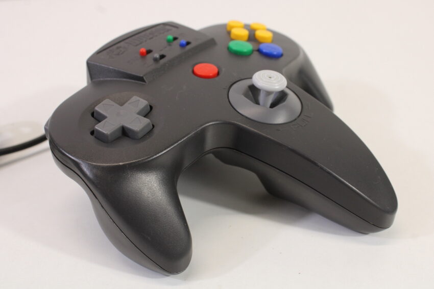 Hudson Joycard64 HC-739 Turbo Controller Black Nintendo 64 8/10 Stick N64 (B)