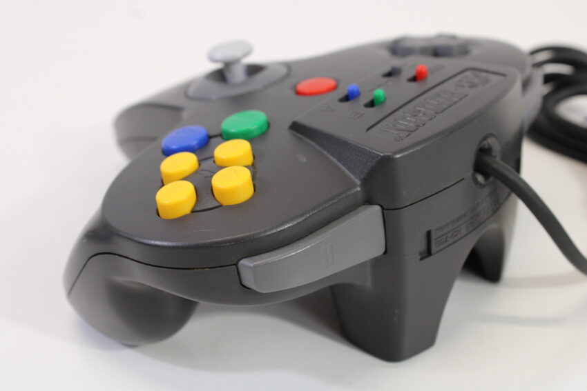 Hudson Joycard64 HC-739 Turbo Controller Black Nintendo 64 8/10 Stick N64 (B)