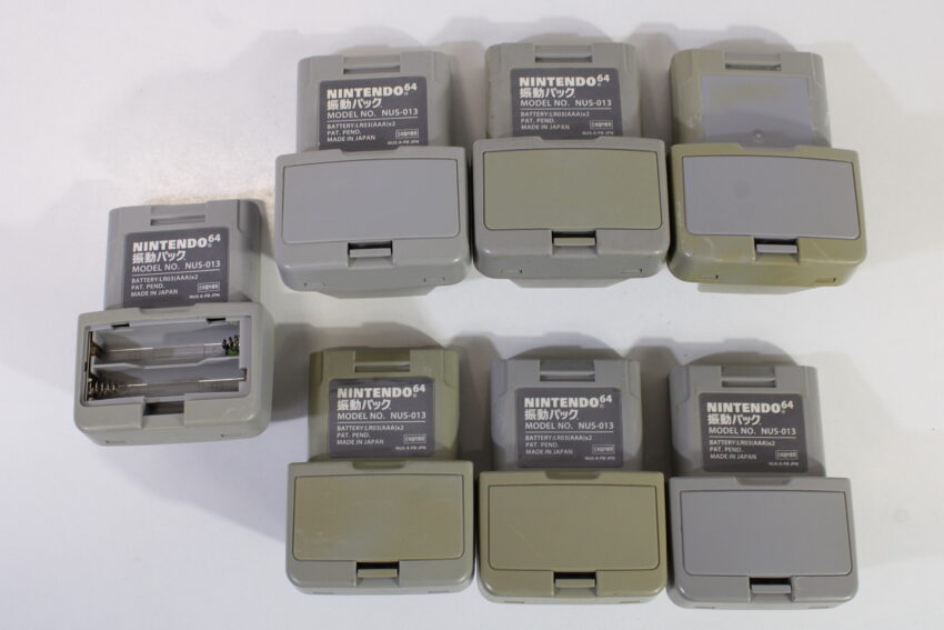Wholesale lot of 7 Official Nintendo Rumble Pack for Nintendo 64 (For Parts or Repair) Nintendo 64 N64